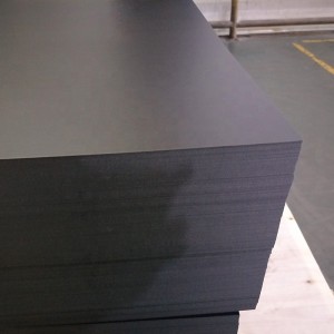 ØKO-venlig 800 mikron sort farve PETG-plastplade til høj kvalitet til møbelpaneler
