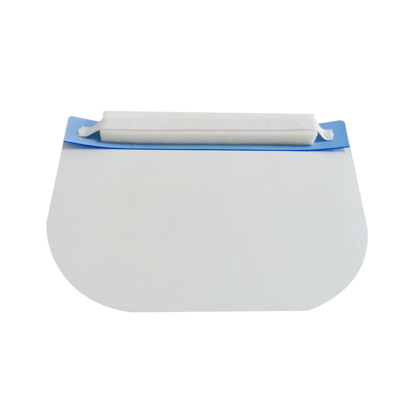 EN166 Brugerdefineret Voksenu Transparent Protection Shield Clear Visor Face Shield No Fog with Sponge